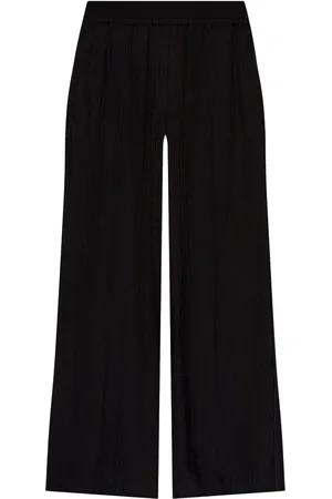 Victoria Beckham Monogram-jacquard wide-leg trousers