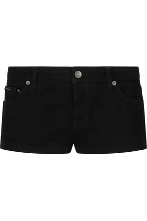 Dolce & Gabbana Mid-rise denim shorts