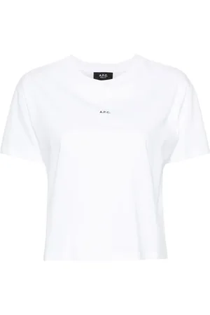 A.P.C. Logo-print cotton T-shirt