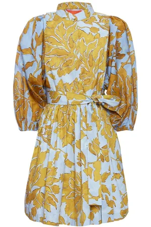 La DoubleJ Long-sleeve floral-print dress