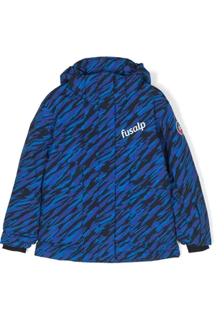 Fusalp Kids Abyss-print ski jacket