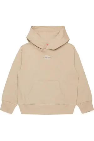 Diesel Logo-stamp cotton hoodie