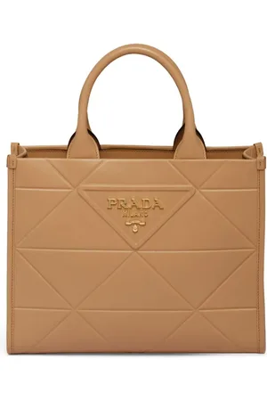Prada Small Symbole leather tote bag