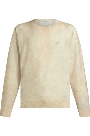 Etro Paisley intarsia-knit jumper