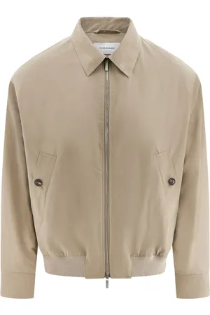 Salvatore Ferragamo Logo-engraved cotton jacket