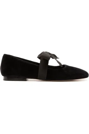Sarah Chofakian Gris velvet ballerina shoes