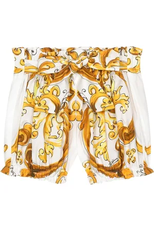 Dolce & Gabbana Majolica-print cotton shorts