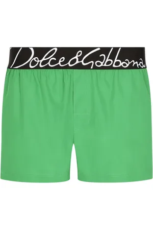 Dolce & Gabbana Logo-waistband swim shorts