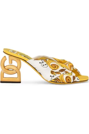 Dolce & Gabbana DG Pop 75mm Majolica-print sandals
