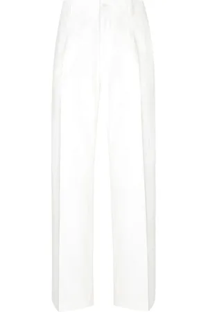 Dolce & Gabbana Pressed-crease straight-leg trousers