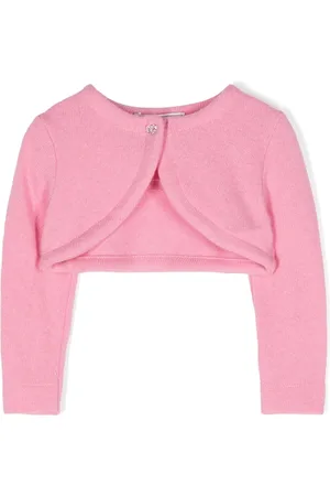 MONNALISA Brushed cropped cardigan
