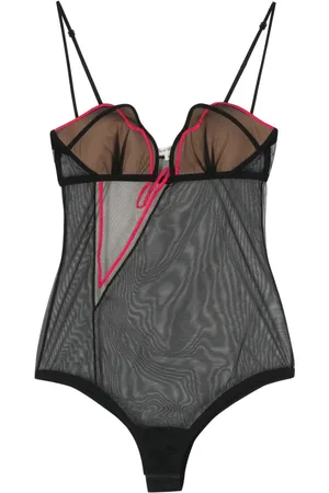 Nensi Dojaka Strap-detail mesh body