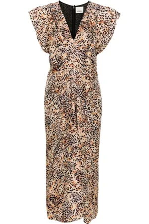 Isabel Marant Lyndsay graphic-print midi dress