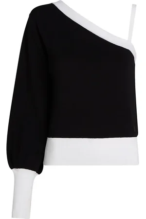 Karl Lagerfeld Essentials one-shoulder jumper