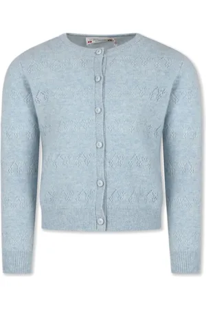 BONPOINT Pointelle-knit cashmere cardigan