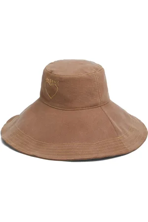 Marni Logo-embroidered wide-brim hat