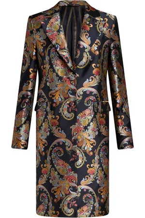 Etro Paisley-print jacquard coat