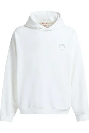 Marni Logo-printed drop shoulders hoodie