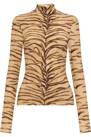 Stella McCartney Animal-print long-sleeve top