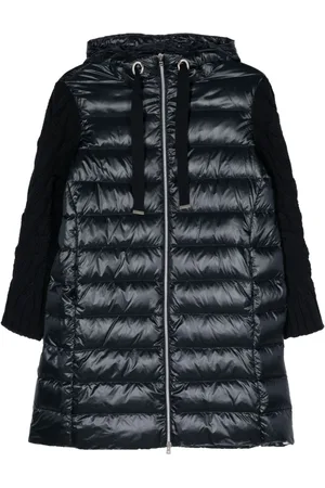 HERNO Knit-sleeves padded coat