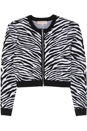 Michael Kors Zebra-print cropped cardigan