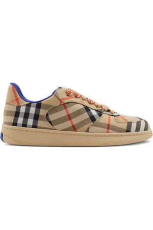 Burberry Terrace checked canvas sneakers
