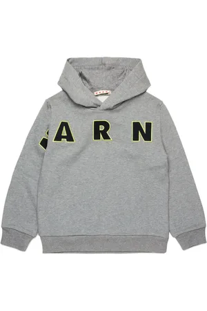 Marni Logo-print cotton hoodie