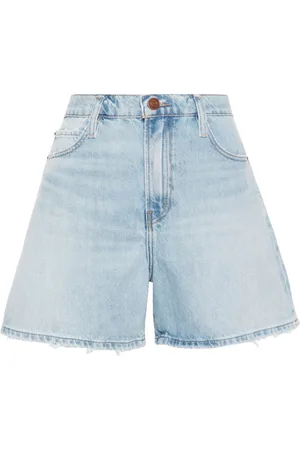 Frame The Easy high-rise denim shorts