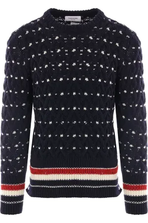 Thom Browne Donegal cable-knit jumper