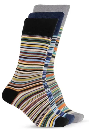 Paul Smith Striped three-pair socks set