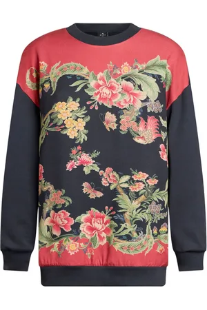 Etro Floral-print drop-shoulder sweatshirt