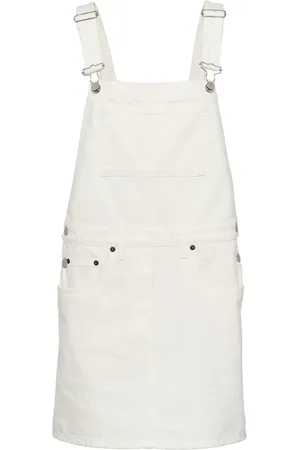Prada Denim overall mini-dress