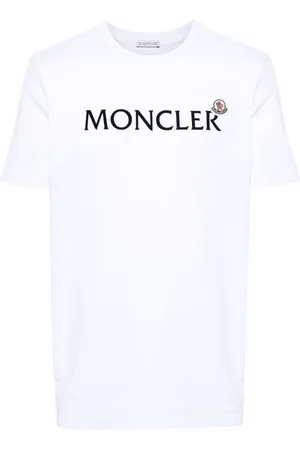 Moncler Flocked-logo cotton T-shirt