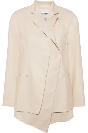 GOEN.J Layered single-breasted blazer