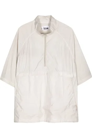 Izzue Logo-appliqu?? half-zip shirt