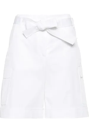 ELEVENTY Belted bermuda shorts