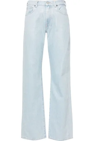 7 for all Mankind Tess high-rise straight-leg jeans