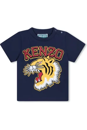 Kenzo Tiger-print cotton T-shirt