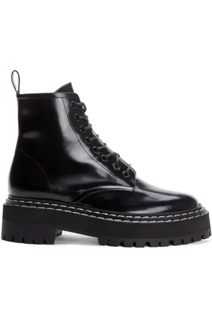 Proenza Schouler Leather lace-up boots