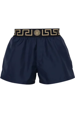 VERSACE Greca Border swim shorts