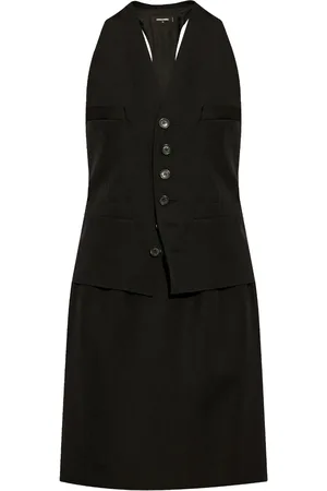 Dsquared2 V-neck wool dress