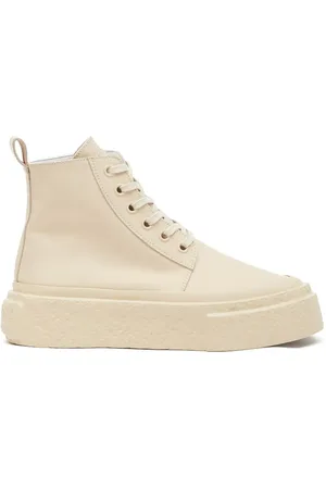 Maison Margiela Lace-up leather sneakers