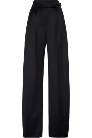 Brunello Cucinelli Side-buckle virgin wool trousers