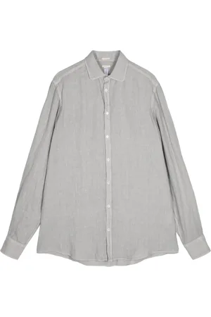 MASSIMO ALBA Long-sleeves linen shirt
