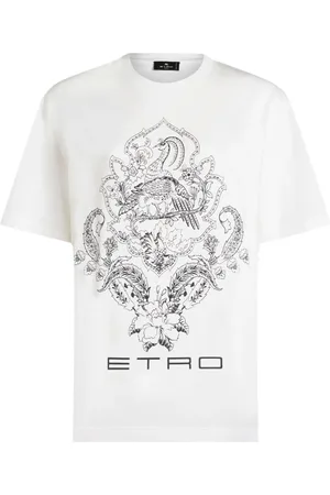 Etro Graphic-print cotton T-shirt