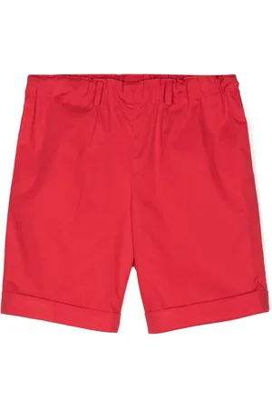 SIOLA Elasticated-waist cotton shorts