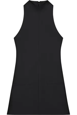 Courrèges Sleeveless twill A-line dress