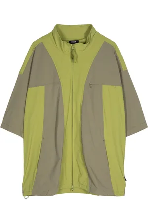 FIVE CM Short-sleeve zipped jacket