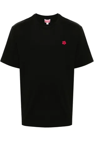Kenzo Boke Flower-patch T-shirt