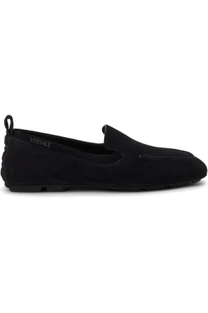 VERSACE Villa suede loafers